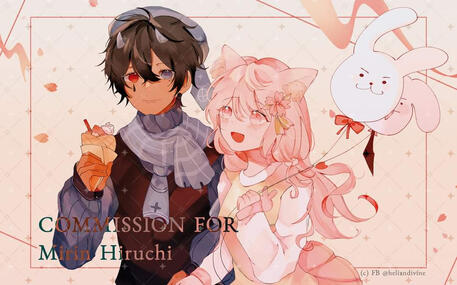 halfbody sketch color sample